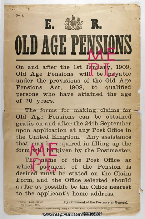 : PENSION POSTER : PENSION POSTER