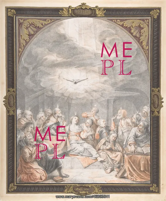: The Pentecost, early to mid-17th century, Red : The Pentecost, early to mid-17th century, Red
