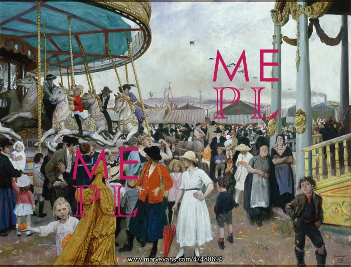 : Penzance Fair – with merry-go-round etc : Penzance Fair – with merry-go-round etc