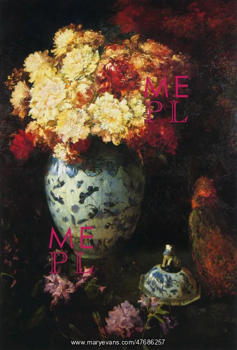  : Peonies in Kang Hsi Vase