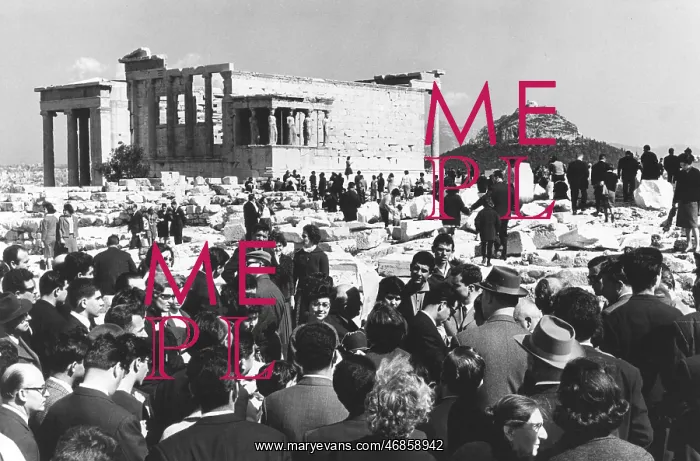 : People at the Acropolis, Athens, Greece : People at the Acropolis, Athens, Greece