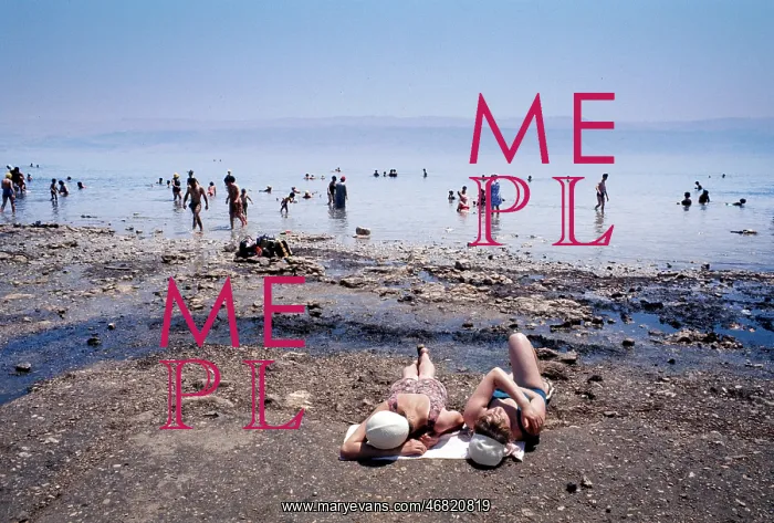 : people - beach - Dead Sea - Israel : people - beach - Dead Sea - Israel