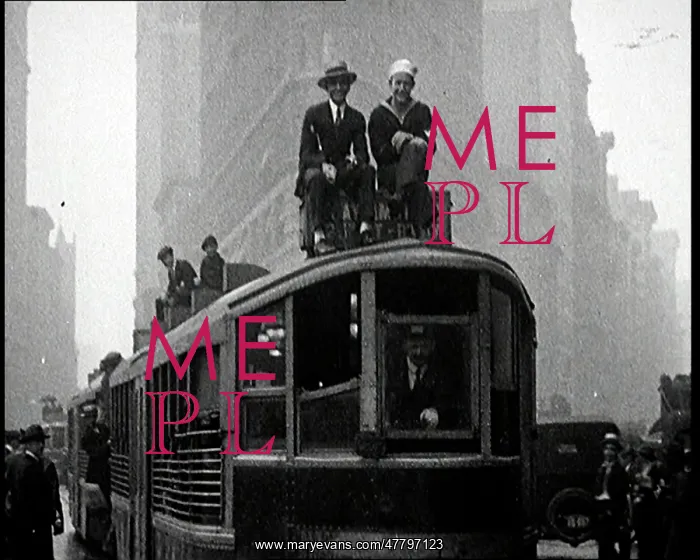 : People Clinging To the Outside of a Tram During : People Clinging To the Outside of a Tram During