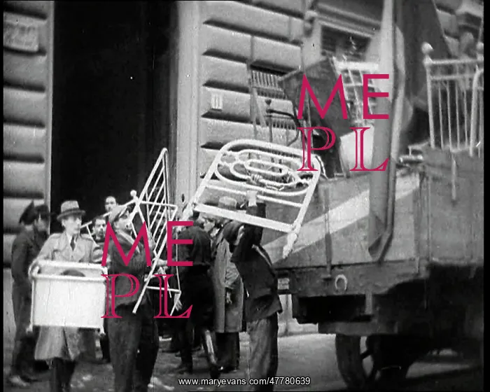 : People Donating Scrap Metal for the War Effort : People Donating Scrap Metal for the War Effort