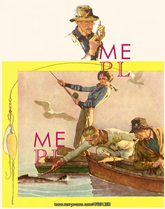 : People Fishing