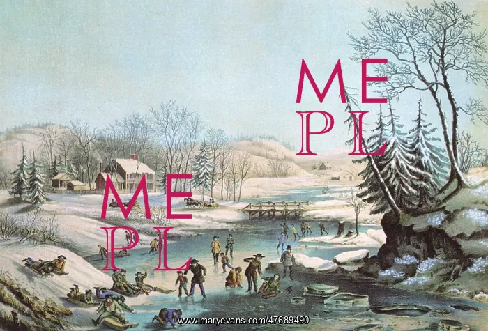  : People on Frozen Lake