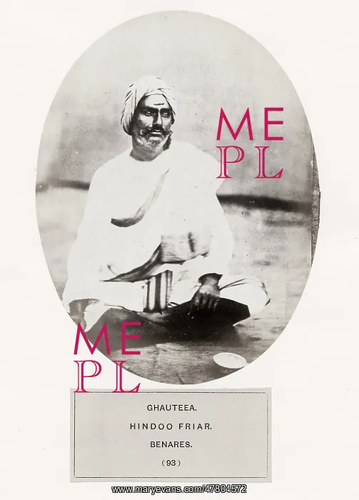 : People of India: indigenous group - Ghauteea, Hindoo friar : People of India: indigenous group - Ghauteea, Hindoo friar