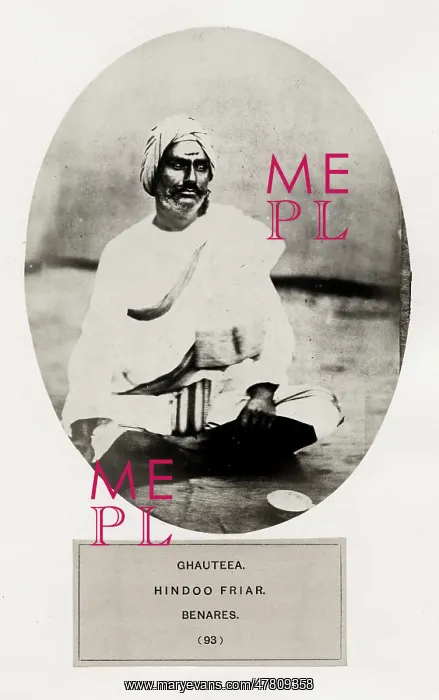  : People of India, indigenous tribe: Ghauteea, Hindoo friar