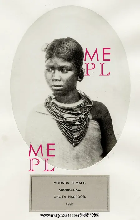 : People of India, indigenous tribe: Moonda female, Aboriginal : People of India, indigenous tribe: Moonda female, Aboriginal