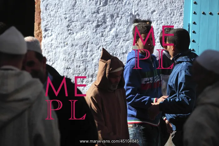 : People, Medina, Chefchaouen, Morocco : People, Medina, Chefchaouen, Morocco