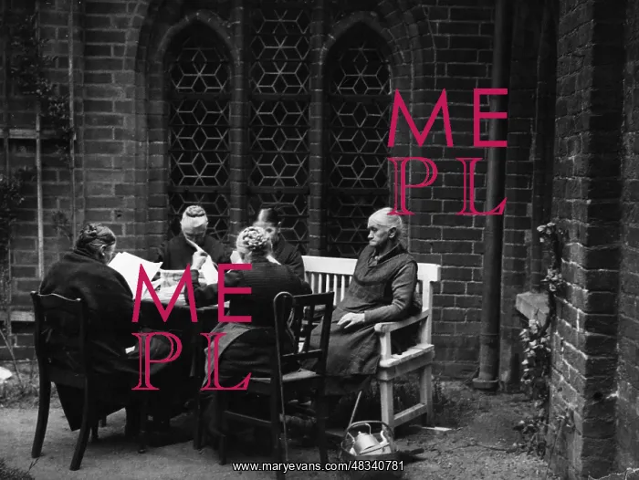 : People in a nursing home, 1930 : People in a nursing home, 1930
