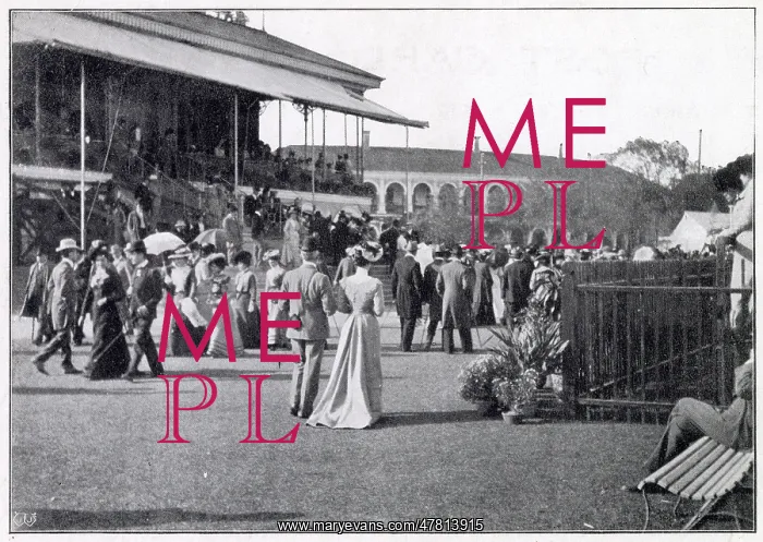  : People at a racecourse in Shanghai, China