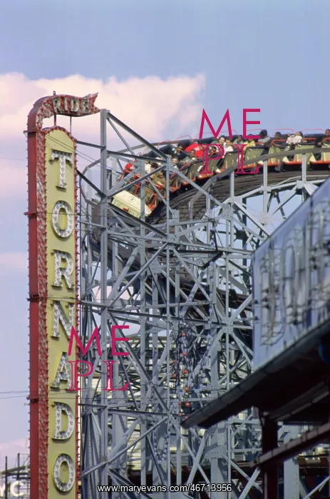 : People - Roller Coaster - Coney Island : People - Roller Coaster - Coney Island