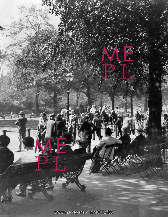 : People sit and walk in a park - 21th : People sit and walk in a park - 21th