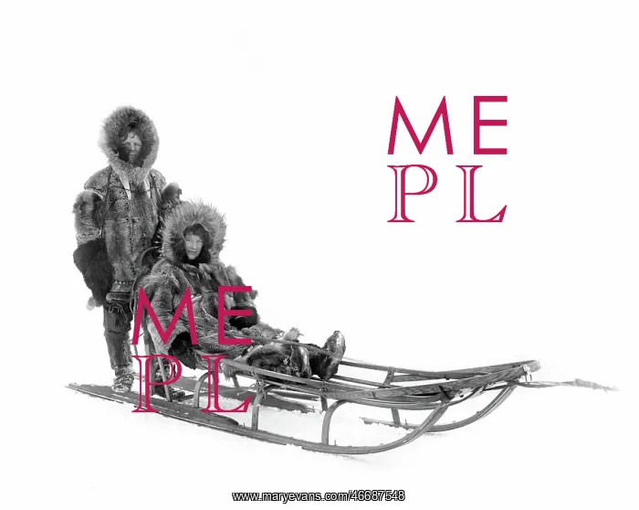 : People - Sled - Sleigh - Transportation - Winter : People - Sled - Sleigh - Transportation - Winter
