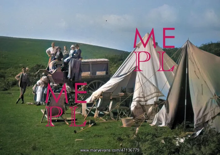 : People with vehicle and tents : People with vehicle and tents