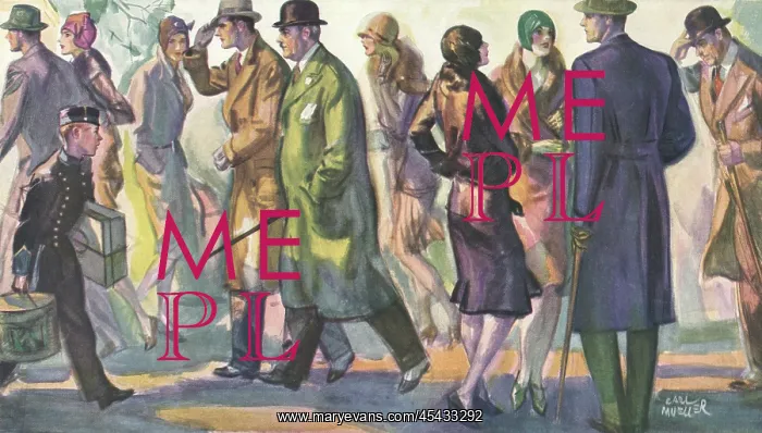 : People walking along a pavement : People walking along a pavement