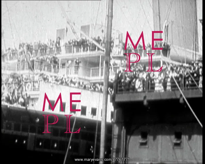 : People Waving Dockside As the Royal Merchant : People Waving Dockside As the Royal Merchant