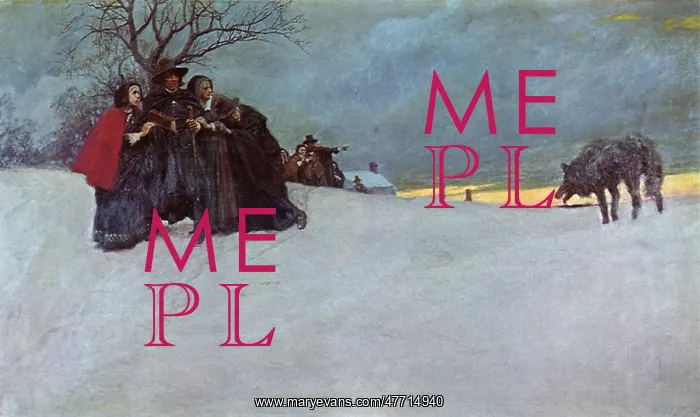  : People, Wolf and Snow