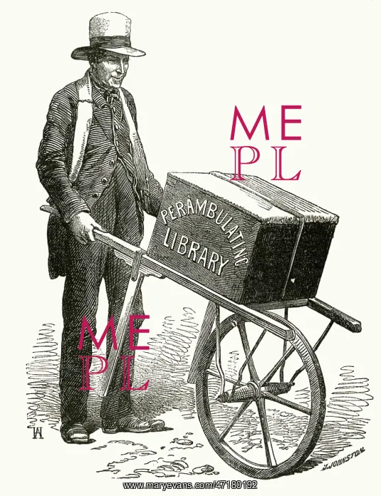: Perambulating library 1857 : Perambulating library 1857