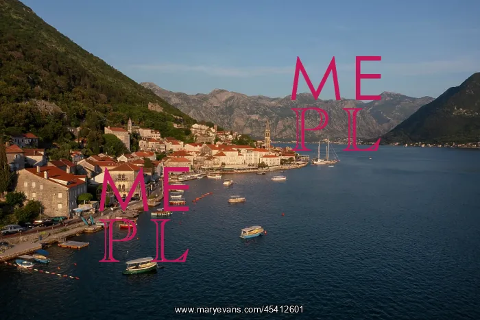 : Perast, Bay of Kotor, Montenegro : Perast, Bay of Kotor, Montenegro