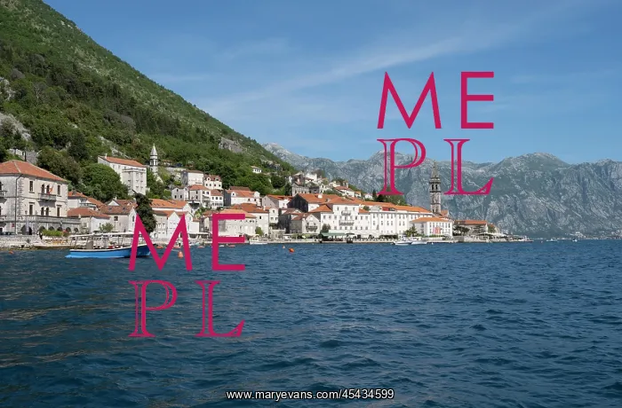 : Perast, Bay of Kotor, Montenegro : Perast, Bay of Kotor, Montenegro