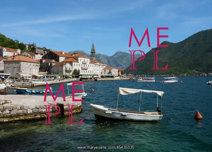 : Perast, Bay of Kotor, Montenegro : Perast, Bay of Kotor, Montenegro