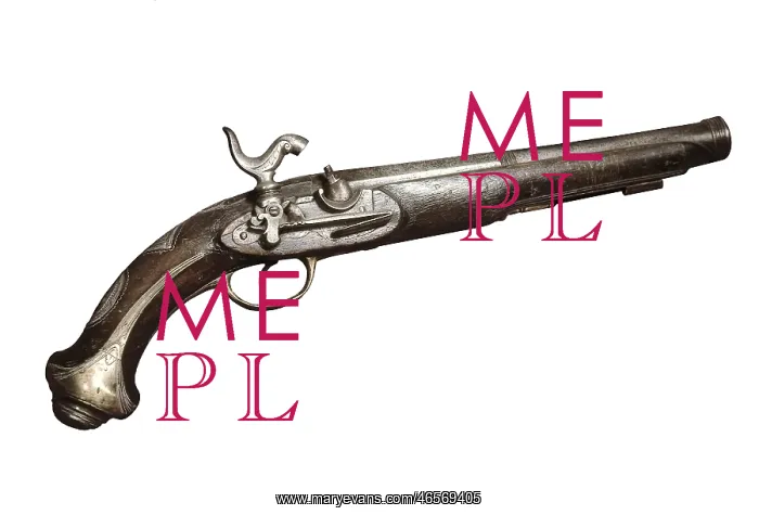 : Percussion cap handgun (beginning 19th c.). SPAIN : Percussion cap handgun (beginning 19th c.). SPAIN
