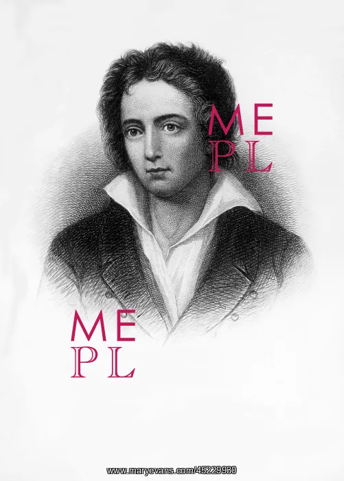 : Percy Bysshe Shelley (1792-1822), engraving ? : Percy Bysshe Shelley (1792-1822), engraving ?