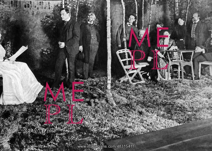 : Performance of Anton Chekhov's Seagull in Berlin, 1909 : Performance of Anton Chekhov's Seagull in Berlin, 1909