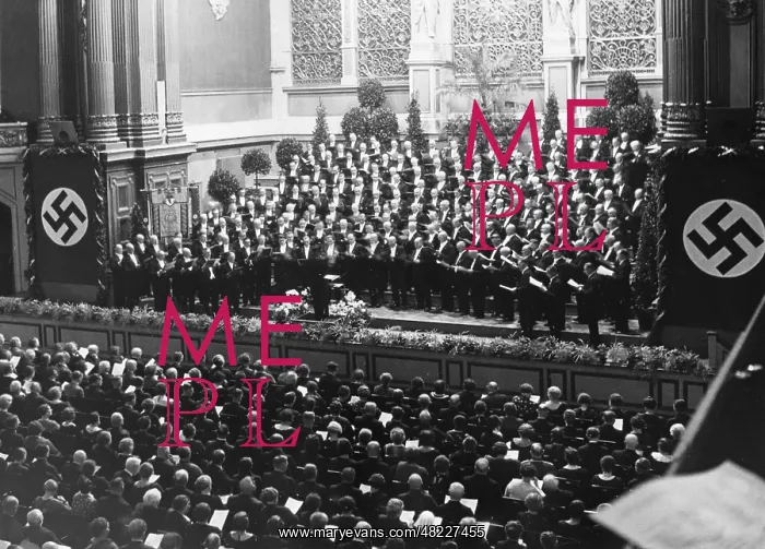 : Performance of the Berliner Lehrer-Gesangsverein (Teache : Performance of the Berliner Lehrer-Gesangsverein (Teache