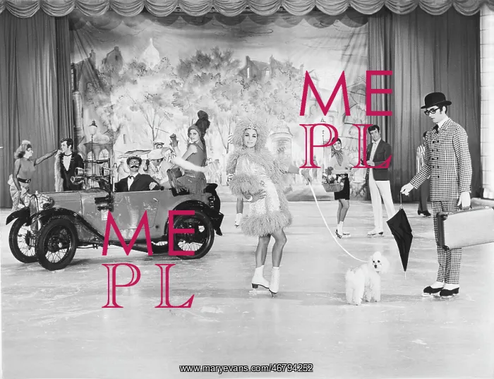 : Performance of an ice revue : Performance of an ice revue