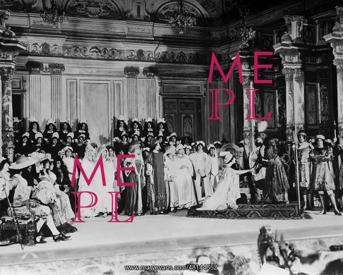  : Performance of Racine's Esther in the Parisian Theatre Sar