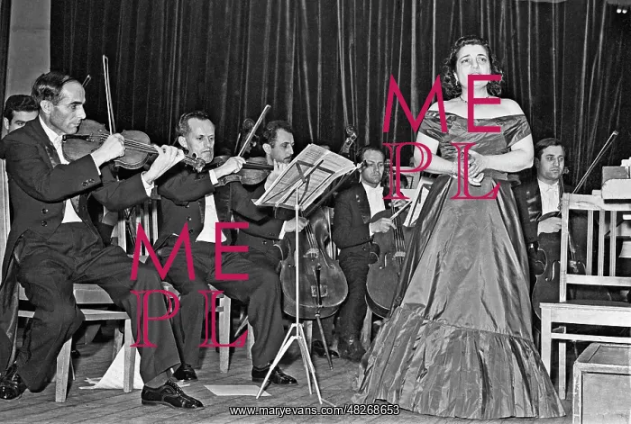 : Performance of soviet opera singer G. Gasparyan : Performance of soviet opera singer G. Gasparyan
