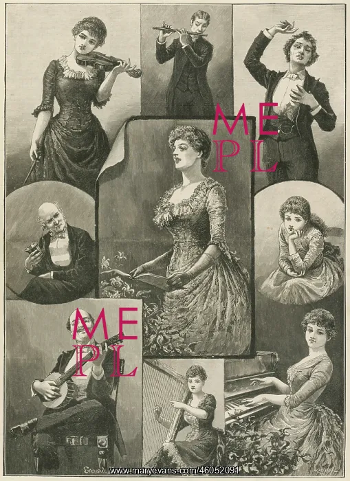 : Performers at an amateur concert : Performers at an amateur concert