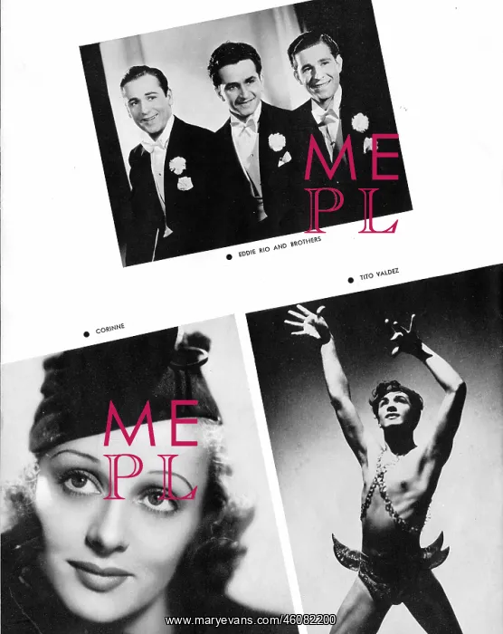  : Performers from the dinner show Plaisirs de Paris