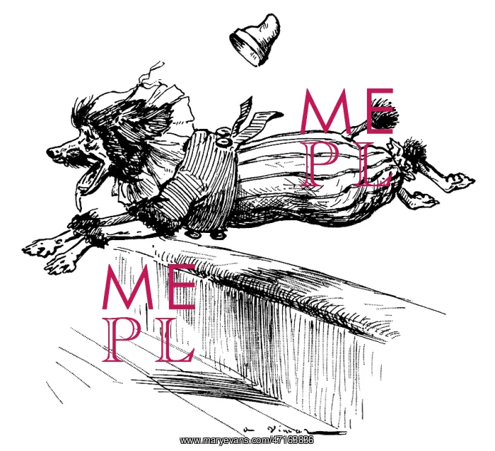 : Performing dog jumping over a rail : Performing dog jumping over a rail