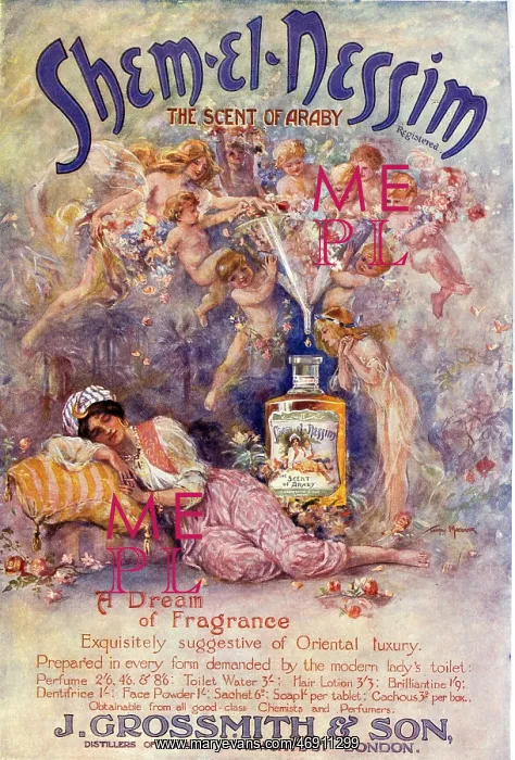 : perfume adverts - shem-el-nessim, perfume, advert : perfume adverts - shem-el-nessim, perfume, advert