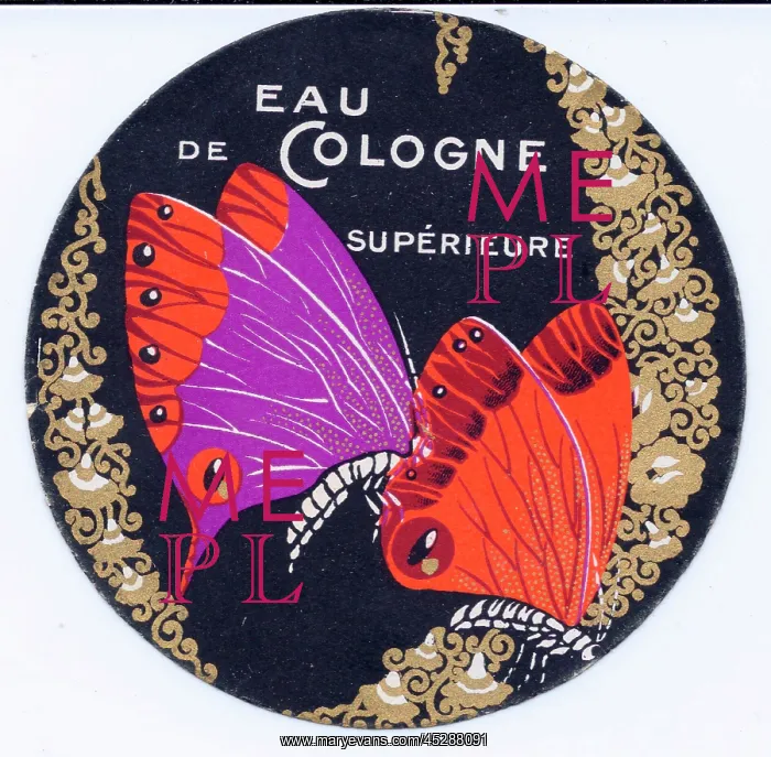 : Perfume label, Eau de Cologne superieure : Perfume label, Eau de Cologne superieure
