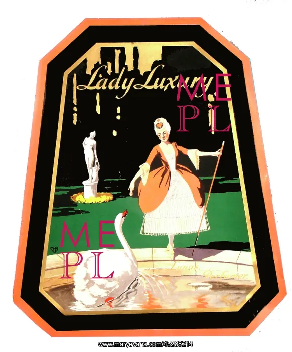  : Perfume label, Lady Luxury by Lynas
