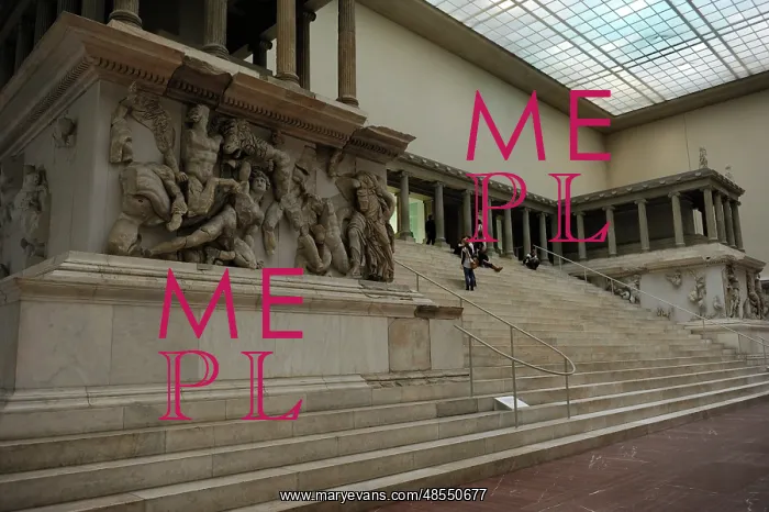 : Pergamon Altar. Detail : Pergamon Altar. Detail