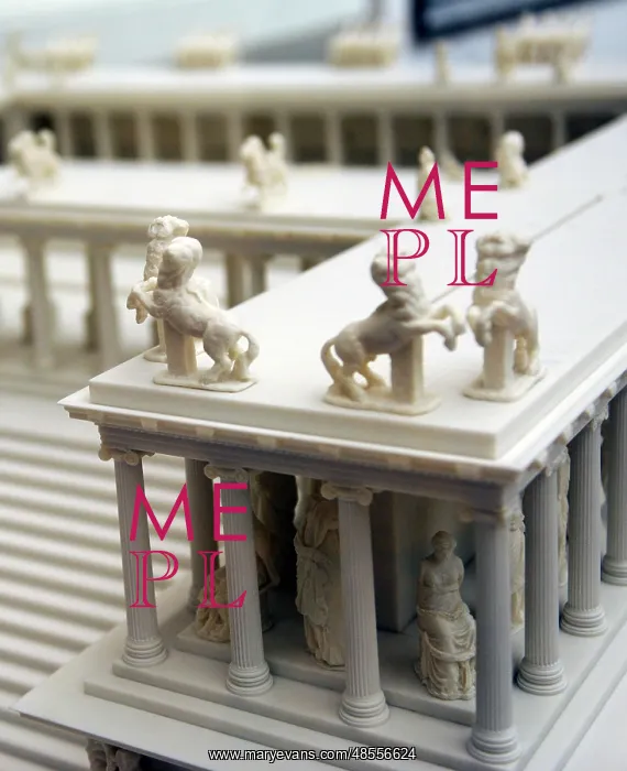 : Pergamon Altar. Model : Pergamon Altar. Model