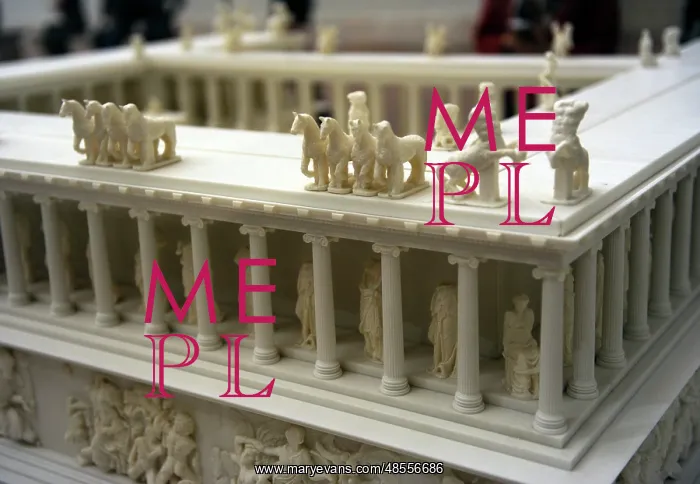 : Pergamon Altar. Model : Pergamon Altar. Model