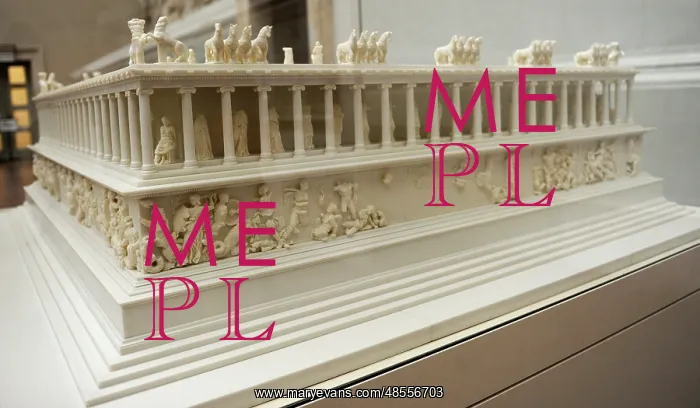 : Pergamon Altar. Model : Pergamon Altar. Model