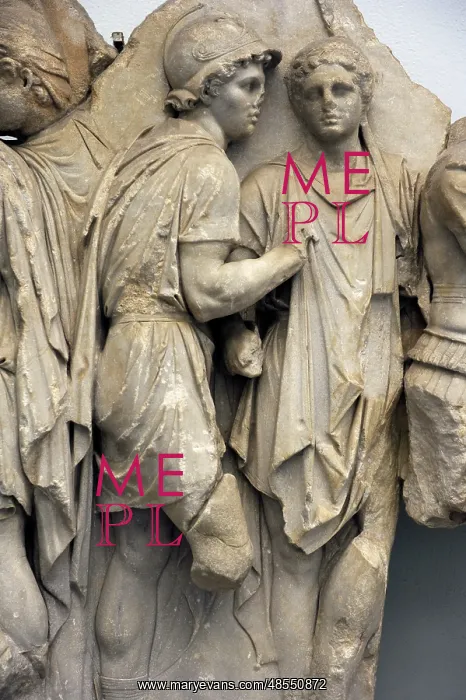: Pergamon Altar. Telephos Frieze. Detail : Pergamon Altar. Telephos Frieze. Detail