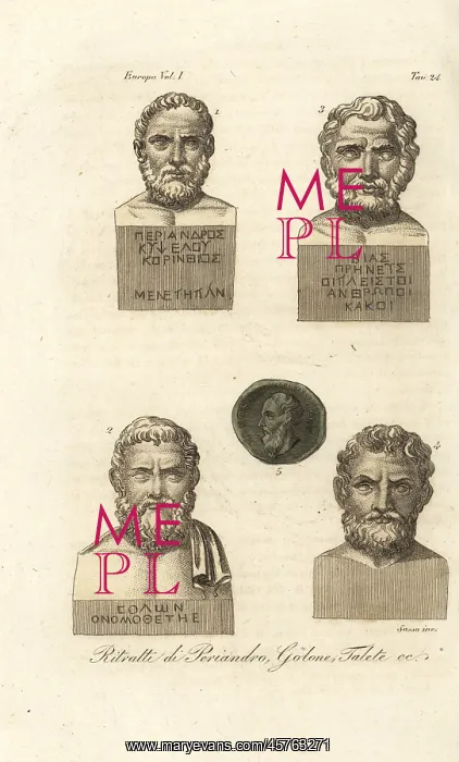 : Periander, Solon, Bias, Thales and Pittacus : Periander, Solon, Bias, Thales and Pittacus