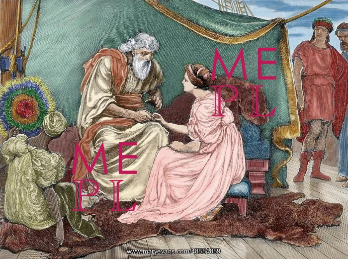: Pericles, Prince of Tyre and his daughter Marina : Pericles, Prince of Tyre and his daughter Marina