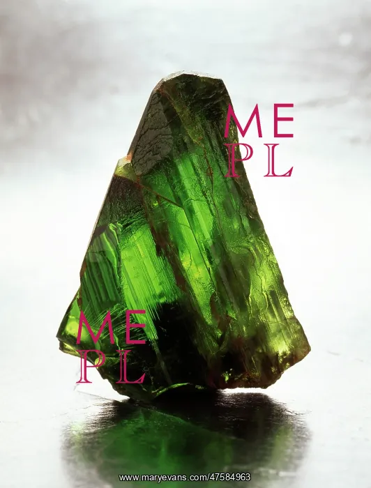  : Peridot. Crystal of peridot from Zebirget (St John's Island), Red Sea