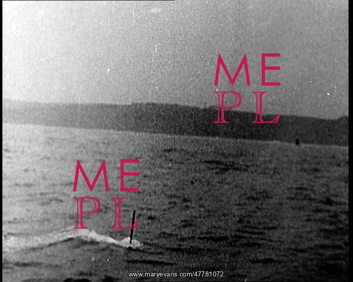 : A Periscope Breaking the Sea Surface : A Periscope Breaking the Sea Surface