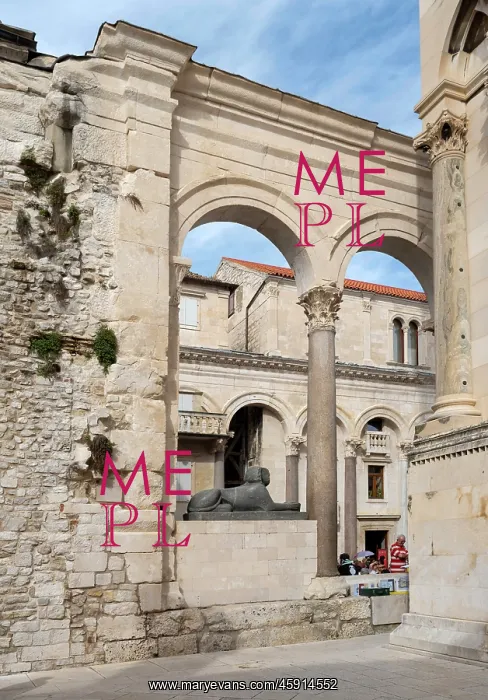 : Peristyle, Diocletian's Palace, Split, Croatia : Peristyle, Diocletian's Palace, Split, Croatia